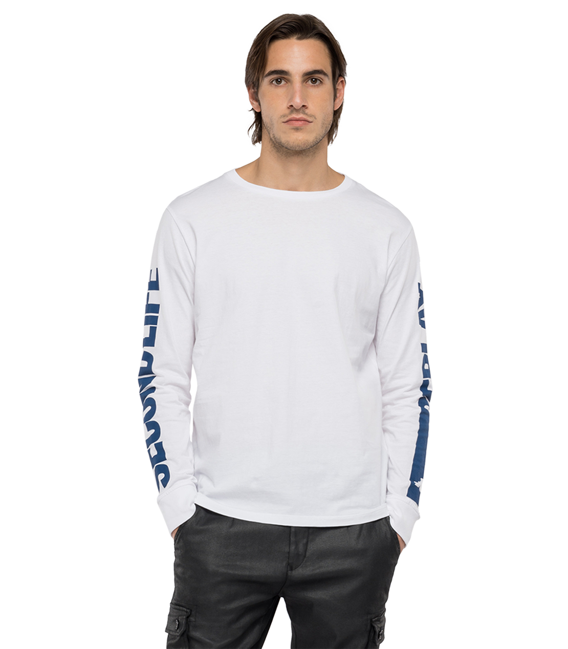 ベーシックジャージーロングTシャツ 詳細画像 ホワイト 1